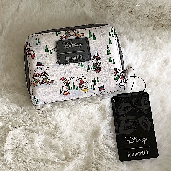 Disney Loungefly Mickey Mouse and Friends Snow Day Christmas Holiday Backpack - Picture 3 of 4